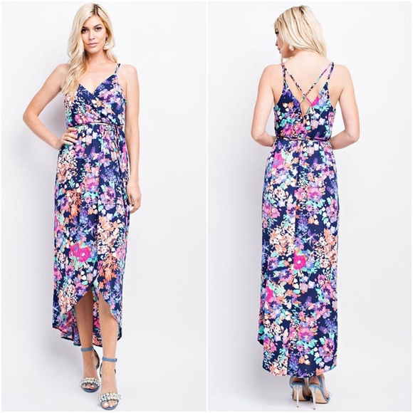 Dresses & Skirts - 022 Boho Floral Print Cottagecore Dress